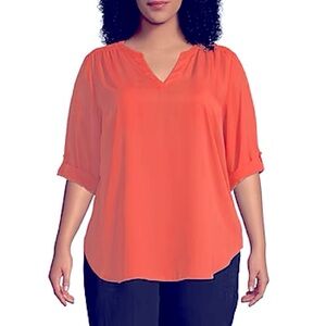 Worthington Women's Orange Blouse